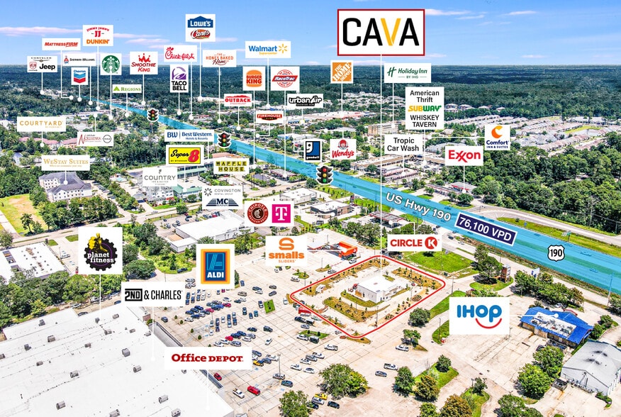 401 US-190, Covington, LA à vendre - Photo du bâtiment - Image 3 de 6