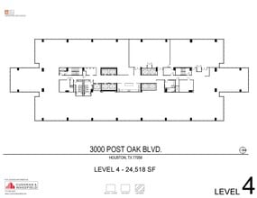 3000 Post Oak Blvd, Houston, TX for lease Floor Plan- Image 1 of 1