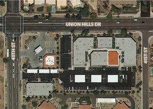 4045 E Union Hills Dr, Phoenix, AZ - AERIAL  map view