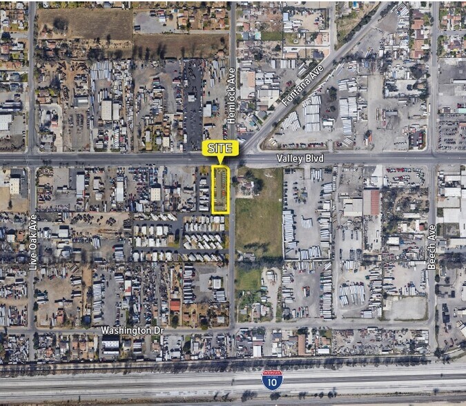 15083 Valley Blvd, Fontana, CA à louer - Aérien - Image 2 de 2