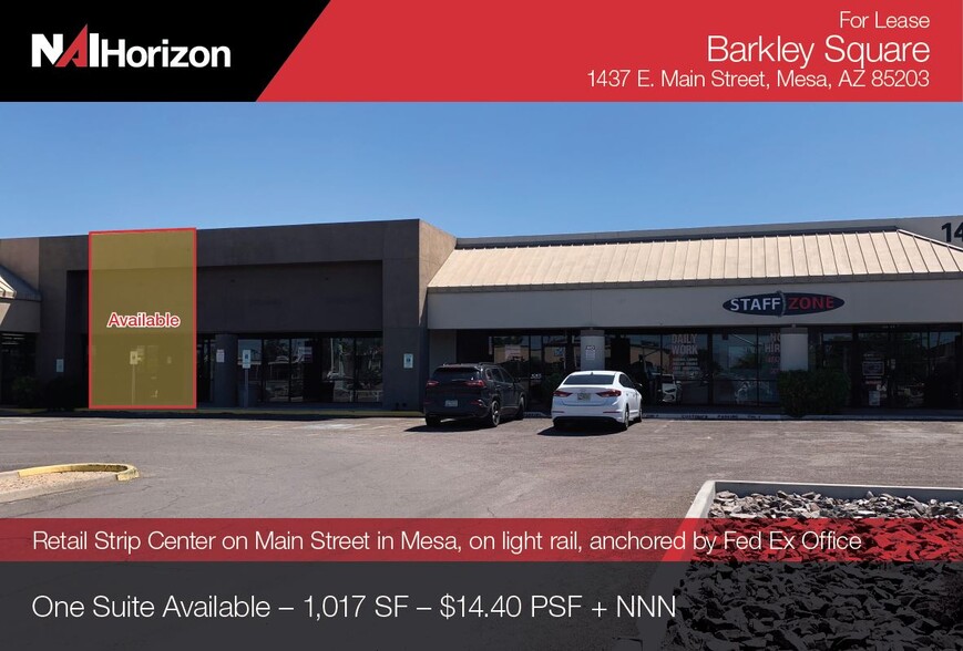 1437 E Main St, Mesa, AZ for lease - Building Photo - Image 1 of 12