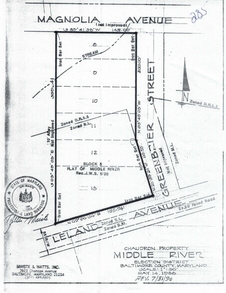 Greenbriar Cir, Middle River, MD for sale - Site Plan - Image 2 of 2