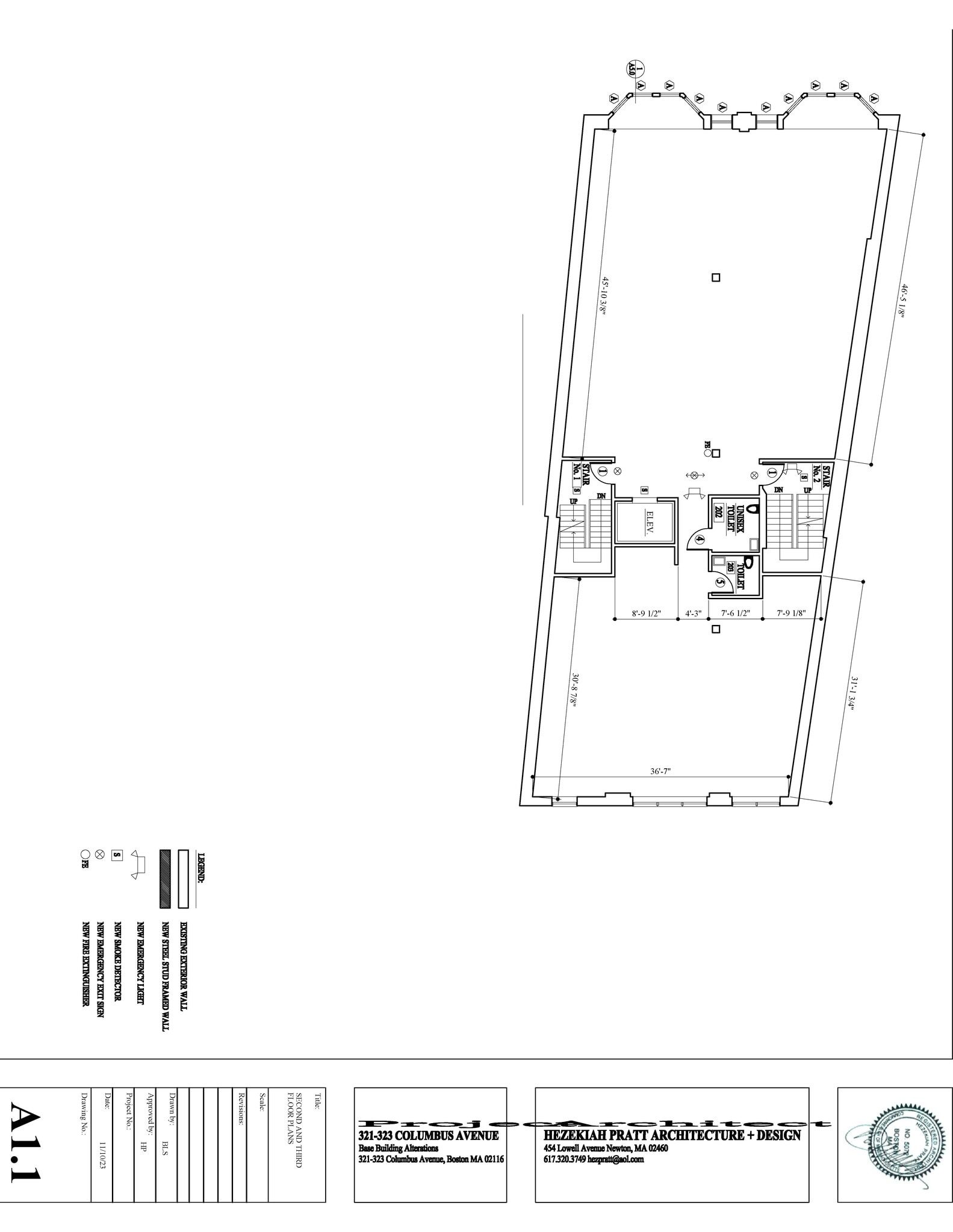 321 Columbus Ave, Boston, MA à louer Plan d’étage- Image 1 de 5