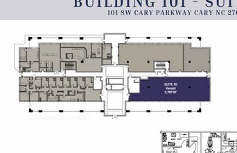 101 SW Cary Pky, Cary, NC for lease Floor Plan- Image 1 of 2