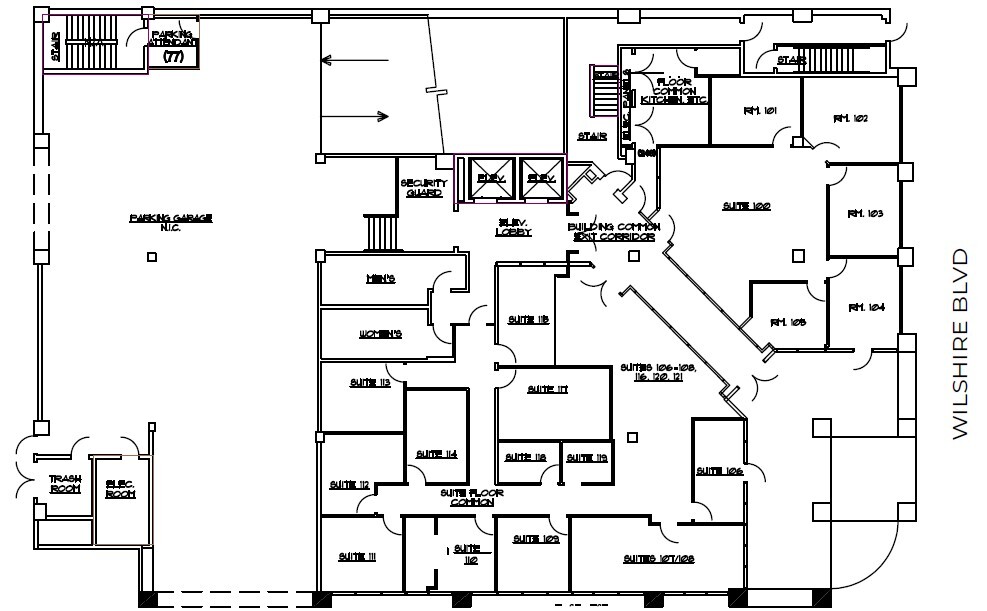 8840 Wilshire Blvd, Beverly Hills, CA à louer Plan d  tage- Image 1 de 1