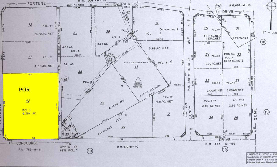 1863-1885 Concourse Dr, San Jose, CA à louer - Plan cadastral - Image 2 de 19