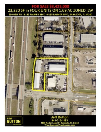 More details for 950 Bell Road- 6133 Palmer Blvd – Industrial for Sale, Sarasota, FL
