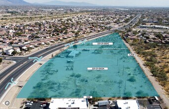 8501 N Silverbell Rd, Marana, AZ - Aérien Vue de la carte