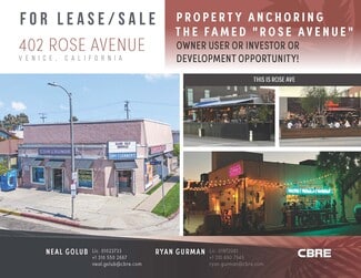 More details for 402 Rose Ave, Venice, CA - Retail for Lease