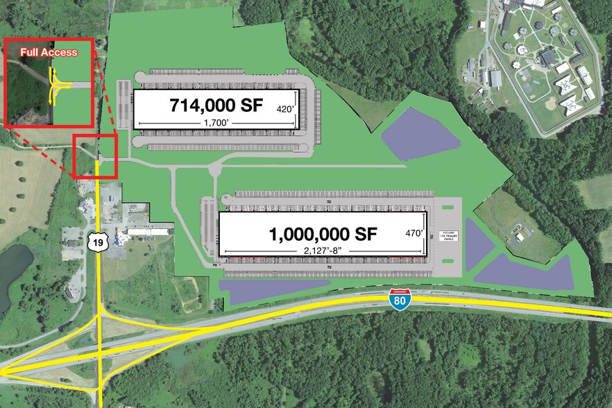 I-80 & Perry Highway, Mercer, PA à louer - Plan de site - Image 3 de 3