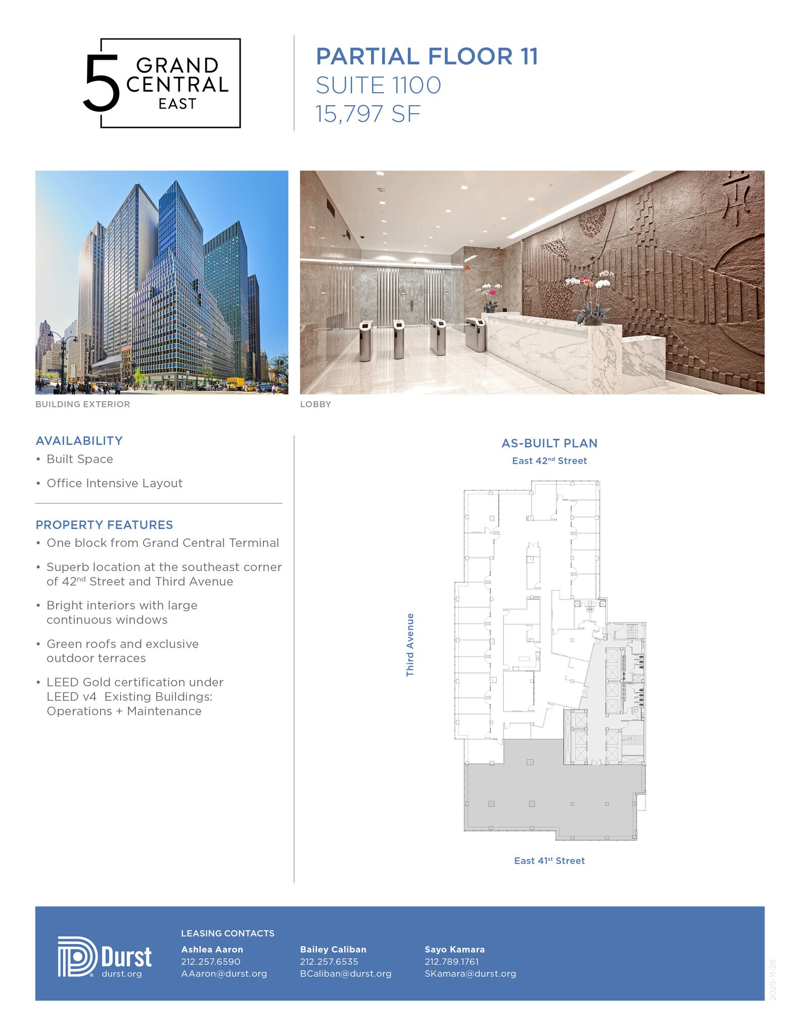 5 Grand Central East, New York, NY à louer Photo intérieure- Image 1 de 1