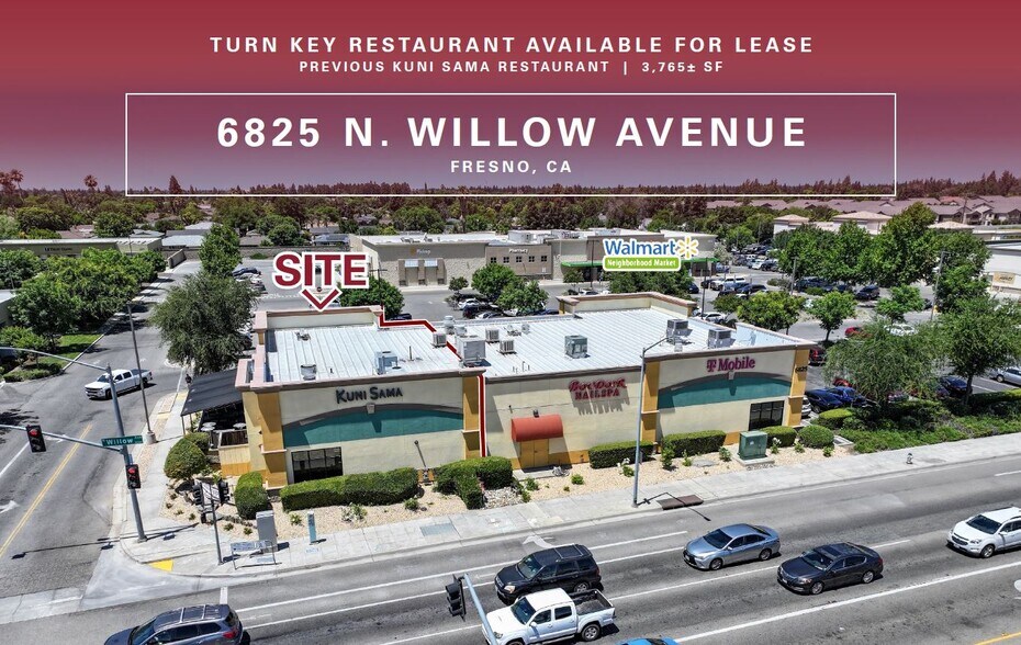 6825 N Willow Ave, Fresno, CA à louer - Photo du bâtiment - Image 1 de 3