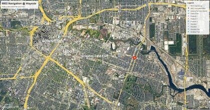 6802 Navigation Blvd, Houston, TX - Aerial  map view
