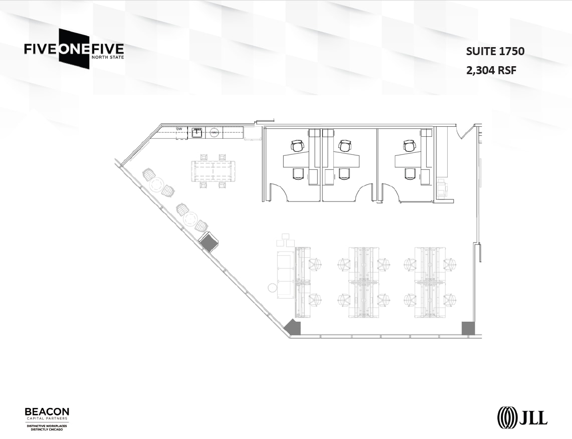 515 N State St, Chicago, IL à louer Plan d’étage- Image 1 de 1