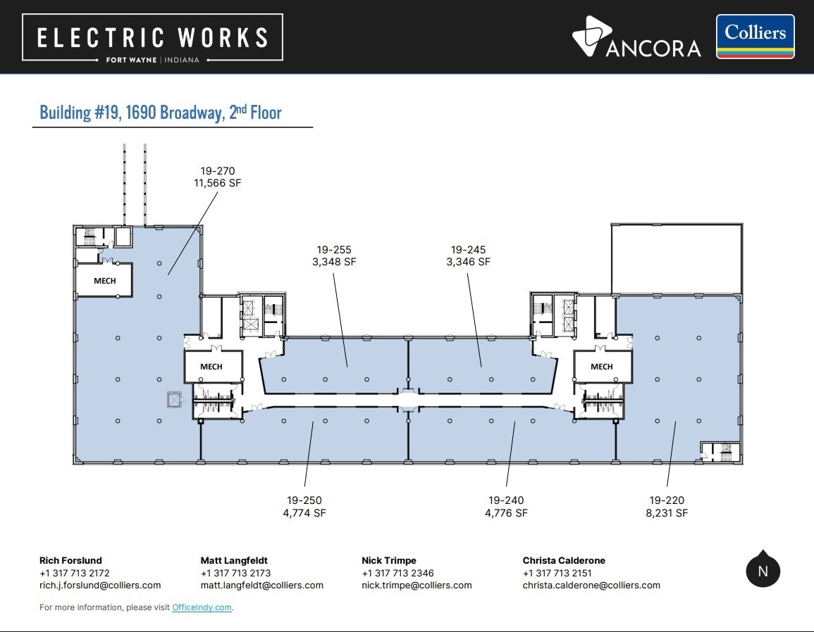 1690 Broadway, Fort Wayne, IN à louer Plan d’étage- Image 1 de 1