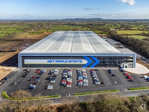 Net World Sports, Wrexham, CLW - Aérien  Vue de la carte