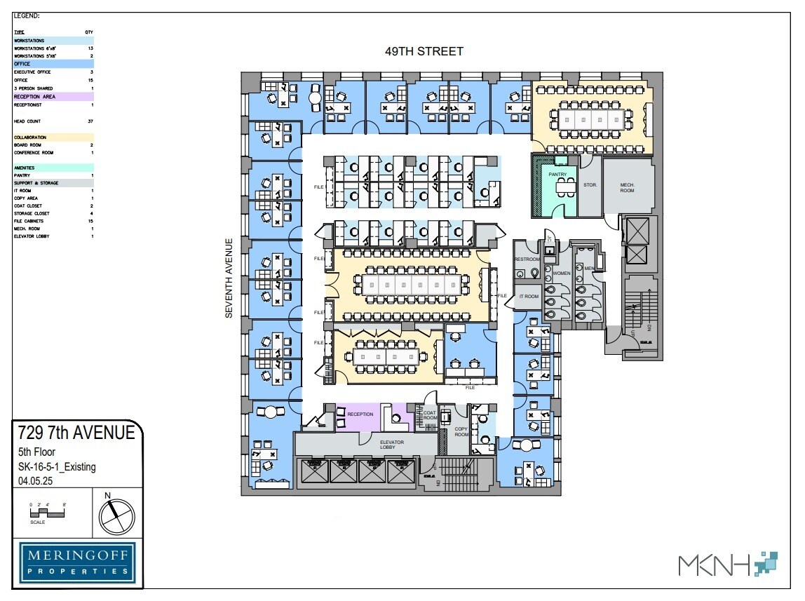 729 Seventh Ave, New York, NY for lease Floor Plan- Image 1 of 1