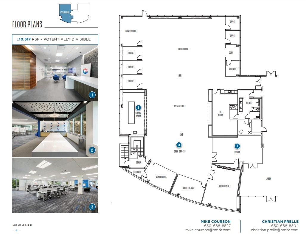 3300 Hillview Ave, Palo Alto, CA à louer Plan d  tage- Image 1 de 4