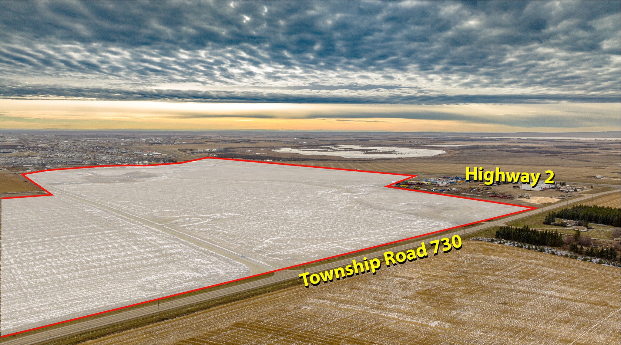 Township Road 730, Clairmont, AB for sale Aerial- Image 1 of 1