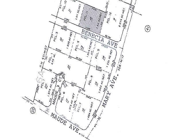 931-935 Benecia Ave, Sunnyvale, CA à louer - Plan cadastral - Image 3 de 3