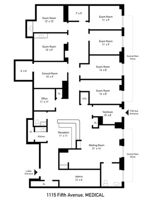 Plus de détails pour 1115 Fifth Ave, New York, NY - Multi-résidentiel à vendre