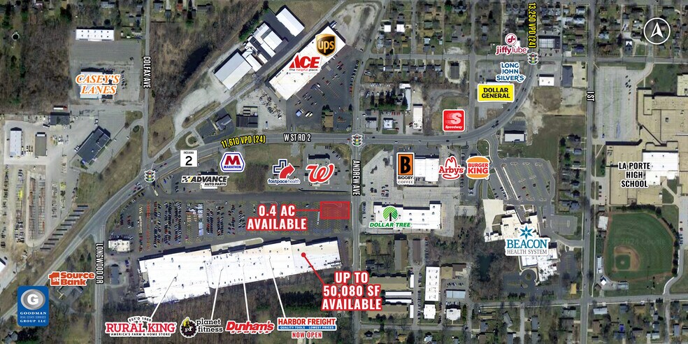 1460 State Road 2, La Porte, IN à vendre - Aérien - Image 2 de 5