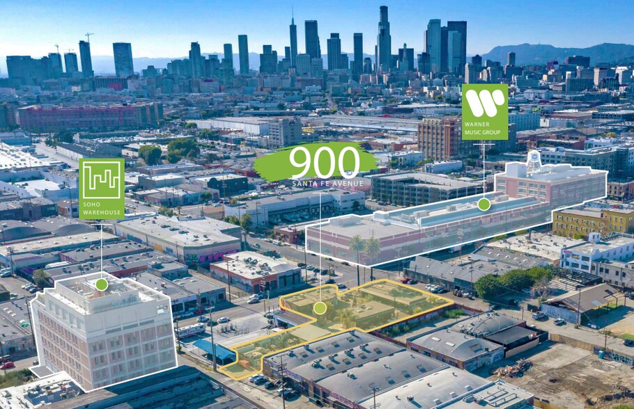 900 S Santa Fe Ave, Los Angeles, CA à vendre - Aérien - Image 1 de 1