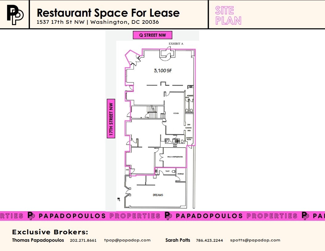 1529-1537 17th St NW, Washington, DC for lease Floor Plan- Image 1 of 1
