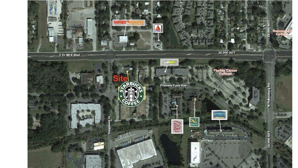 9601 Martin Luther King Jr Blvd, Tampa, FL à vendre - Aérien - Image 3 de 14