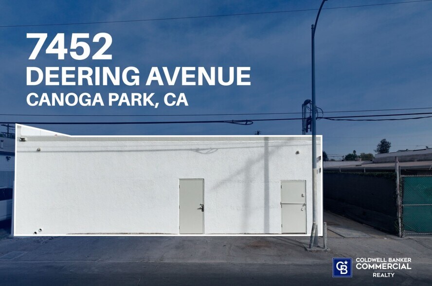 7452 Deering Ave, Canoga Park, CA à louer - Photo du bâtiment - Image 1 de 6