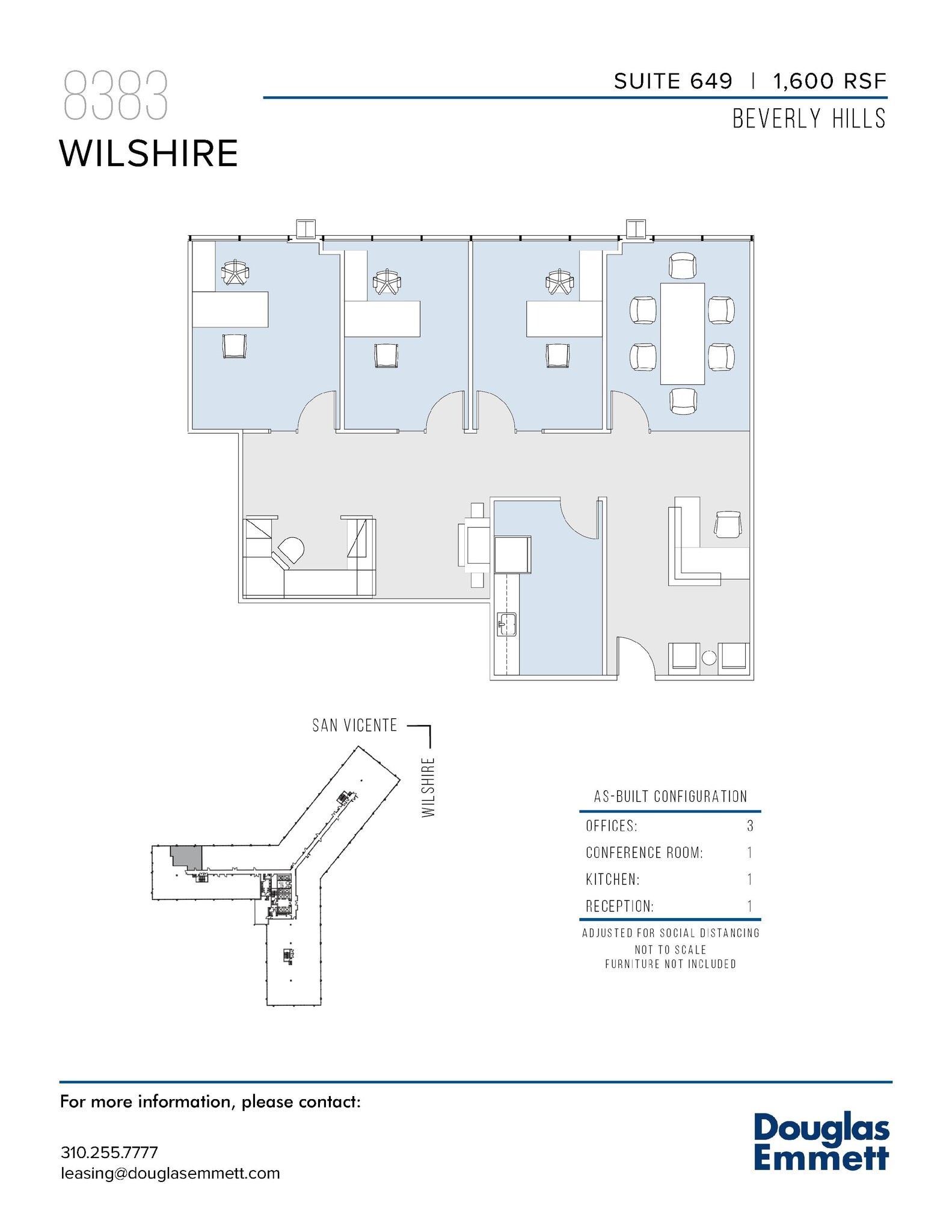 8383 Wilshire Blvd, Beverly Hills, CA for lease Floor Plan- Image 1 of 1
