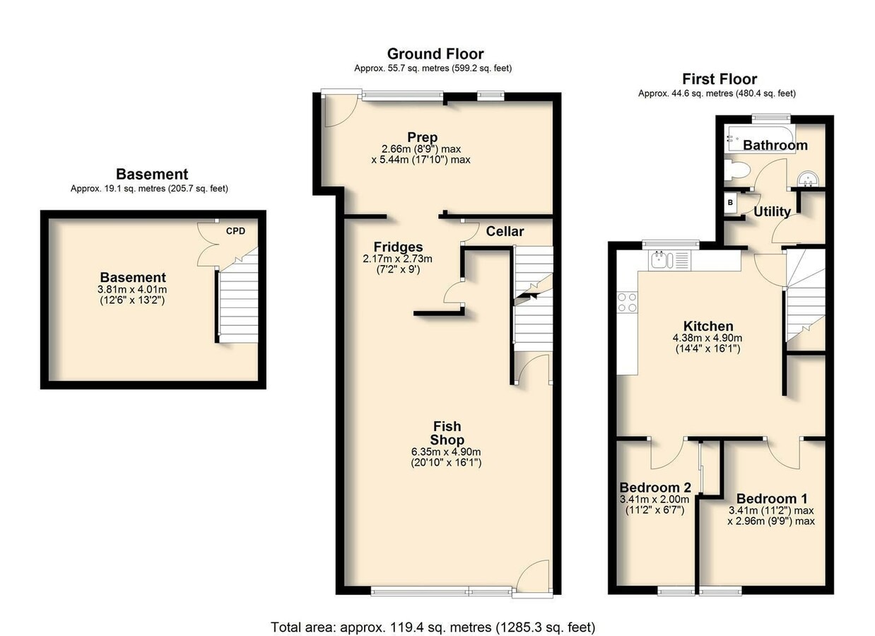 77-79 Newbold Rd, Chesterfield, DBY S41 7QA - Unité 77 -  - Plan d’étage - Image 1 of 12