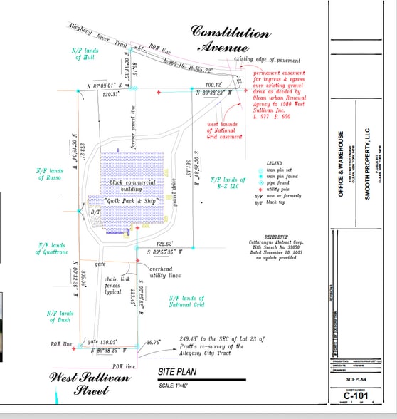 2251 Constitution Ave, Olean, NY for lease - Site Plan - Image 2 of 9