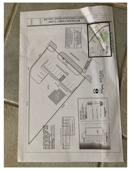 10851 Ferguson Rd, Dallas, TX à vendre - Plan de site - Image 1 de 1