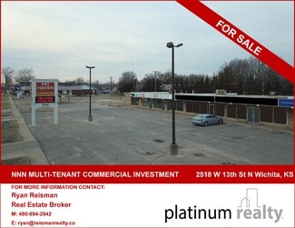 Plus de détails pour 2518-2536 W 13th St, Wichita, KS - Bureau/Commerce de détail, Commerce de détail à louer