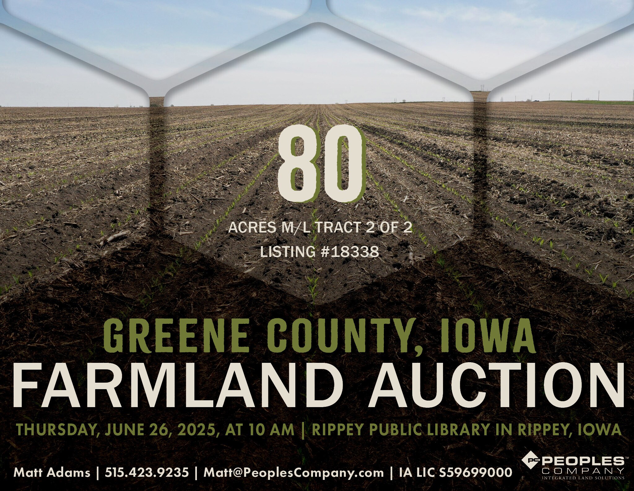 02 County Highway E57 & X Avenue, Rippey, IA for sale Building Photo- Image 1 of 1