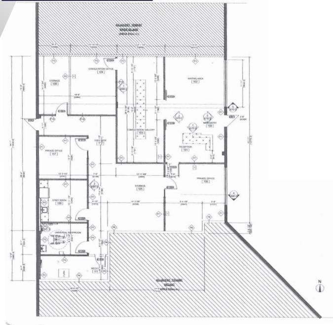 10050-10070 163rd St NW, Edmonton, AB à louer Plan d’étage- Image 1 de 2