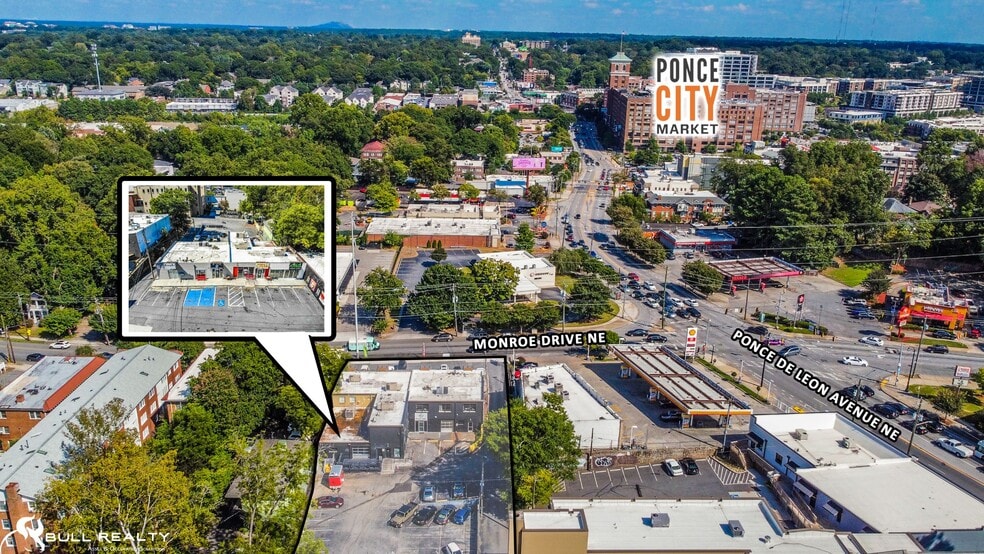 728 Monroe Dr NE, Atlanta, GA for lease - Aerial - Image 2 of 41