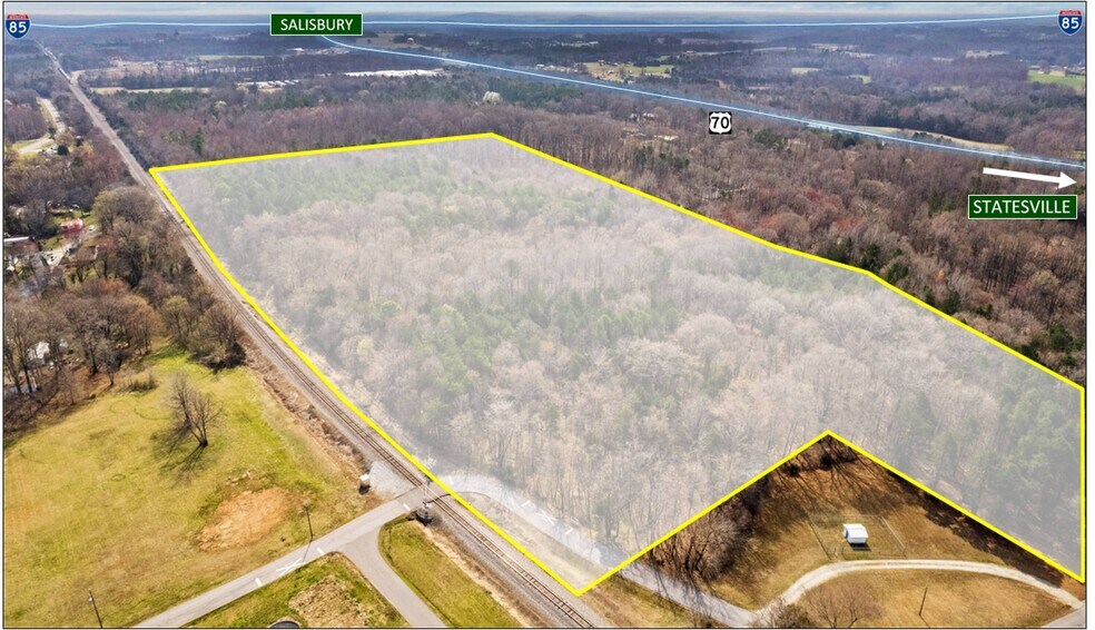 0 MIMOSA St, Cleveland, NC for sale - Aerial - Image 3 of 15