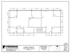 17197 N Laurel Park Dr, Livonia, MI for lease Floor Plan- Image 1 of 2