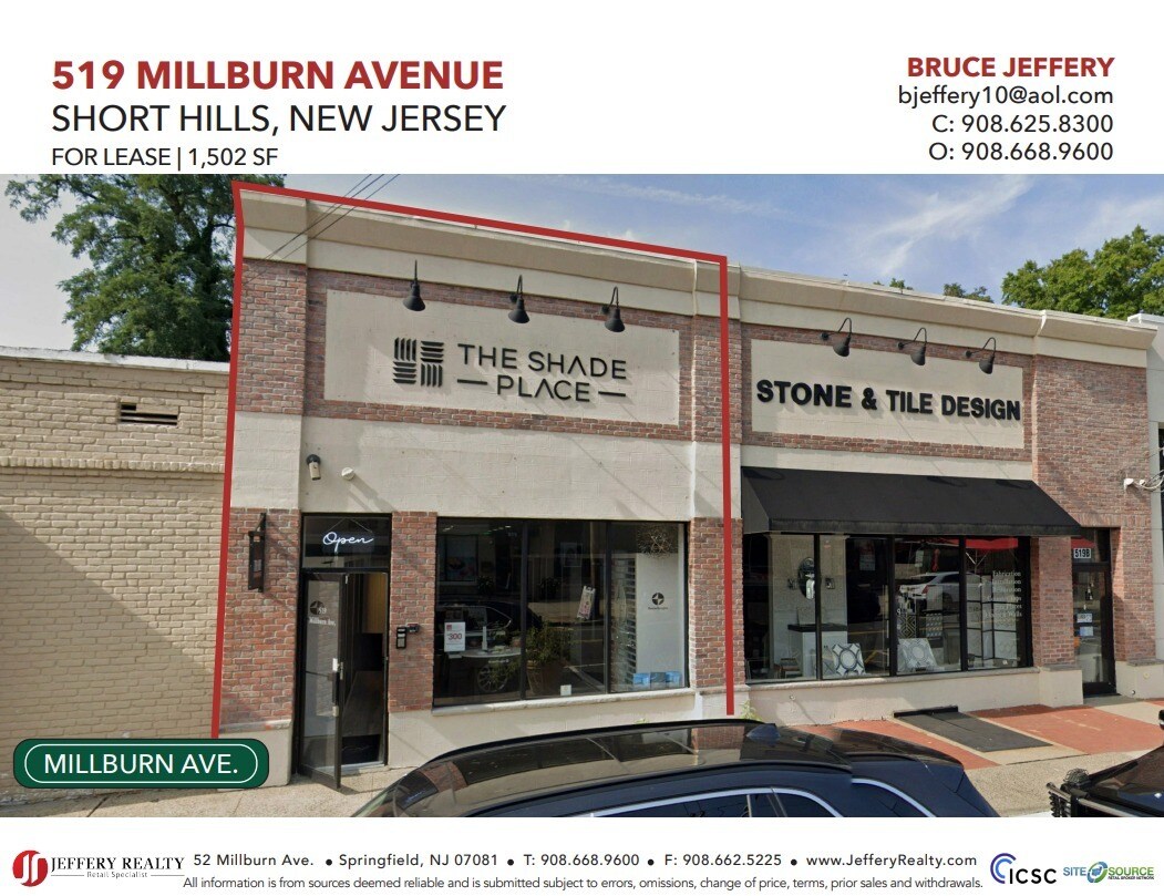 519 Millburn Ave, Short Hills, NJ for lease Building Photo- Image 1 of 2