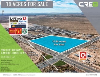 More details for SWC Hunt Highway & Merrill Ranch Parkway, Florence, AZ - Land for Sale