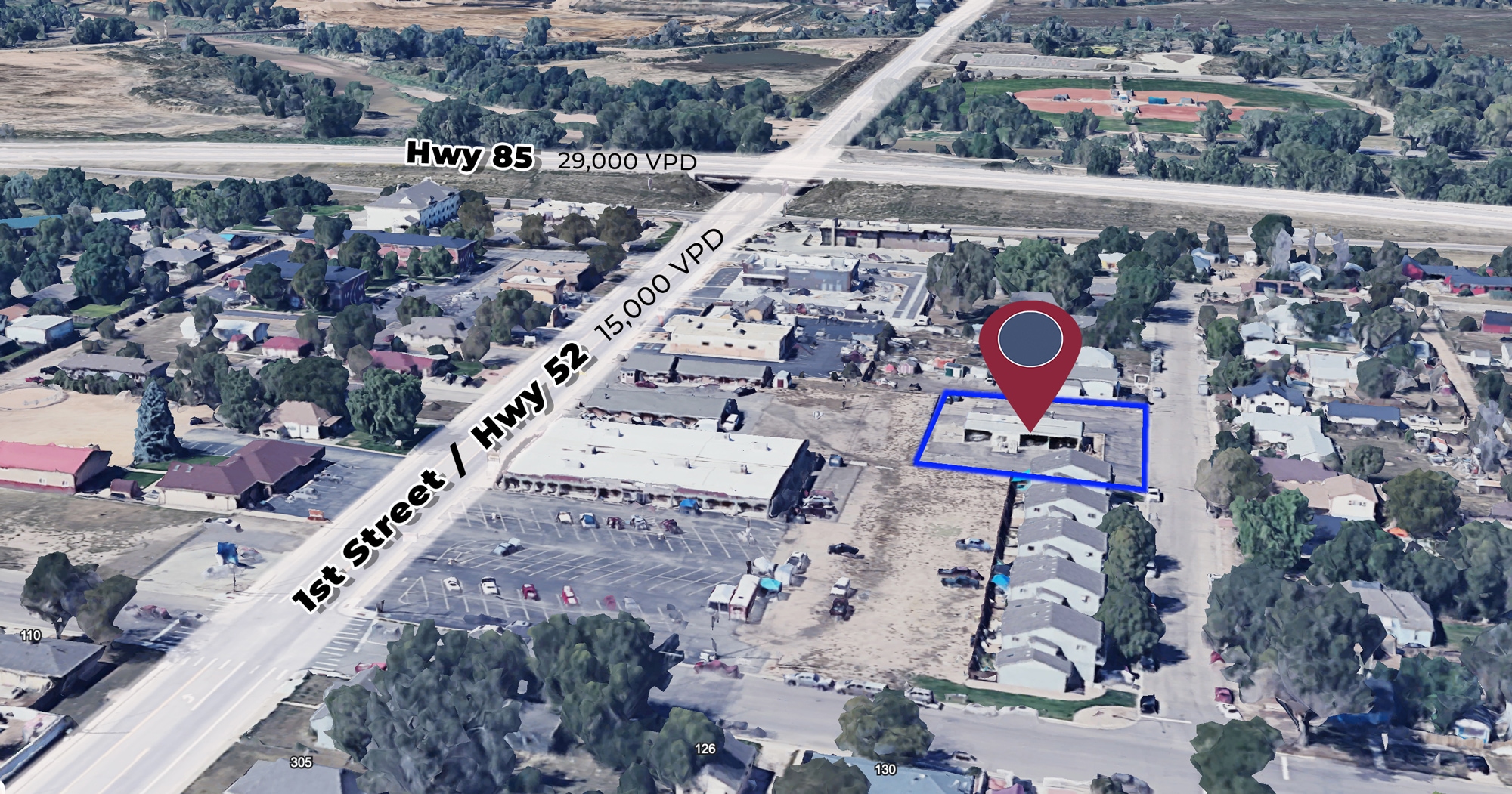 200 2nd St, Fort Lupton, CO for sale Aerial- Image 1 of 2