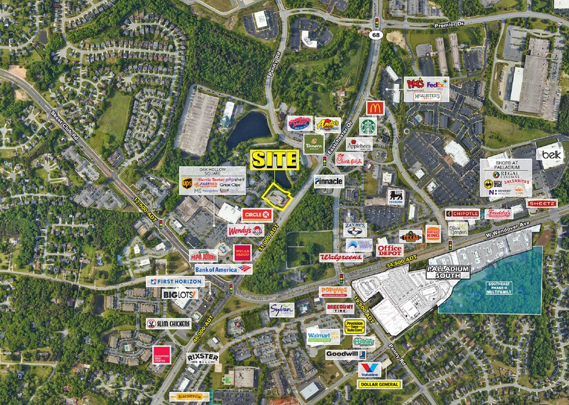 4053 River Pointe Pl, High Point, NC à louer - Aérien - Image 2 de 4