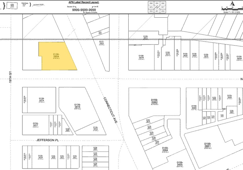 1300 Connecticut Ave NW, Washington, DC for lease - Plat Map - Image 2 of 20