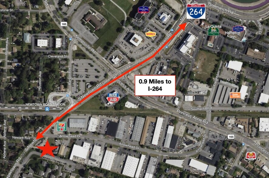 202 S Newtown Rd, Virginia Beach, VA for lease - Building Photo - Image 2 of 11