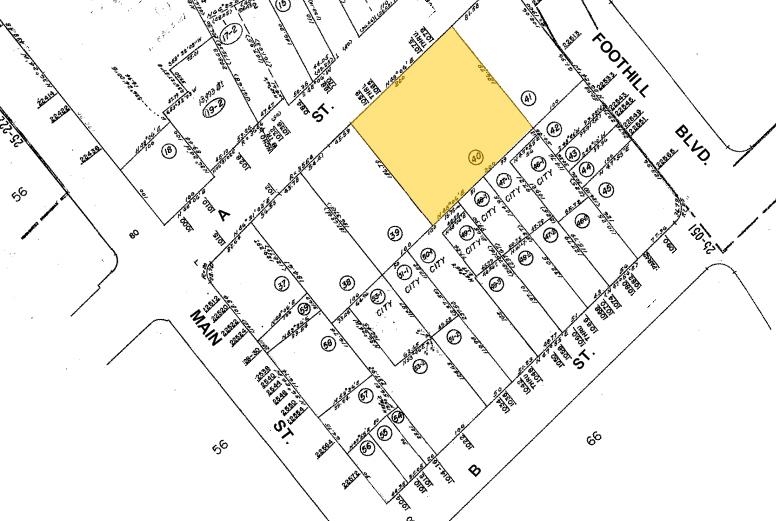 1059-1077 A St, Hayward, CA for sale - Plat Map - Image 3 of 3