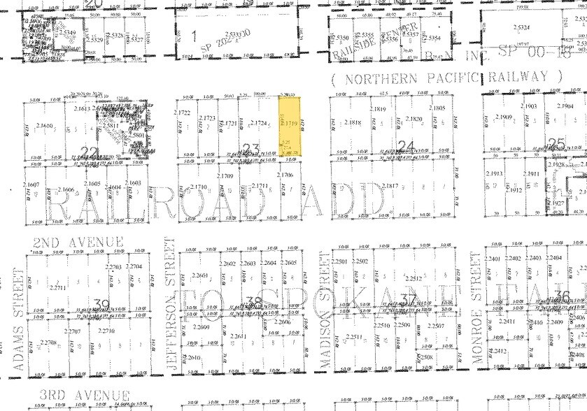 154 S Madison St, Spokane, WA à louer - Plan cadastral - Image 3 de 11