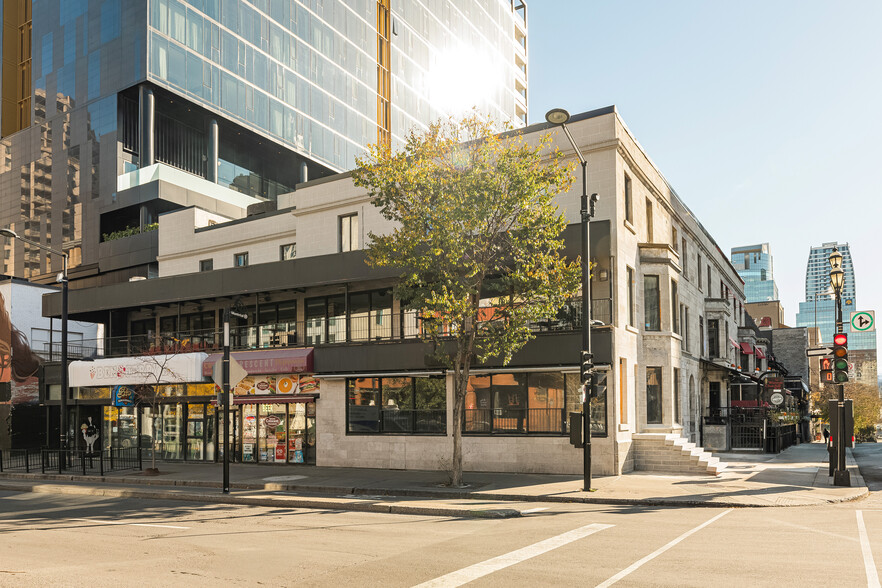 1467-1471 Rue Crescent, Montréal, QC à louer - Photo du bâtiment - Image 3 de 4