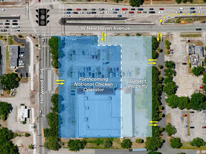 1955 W New Haven Ave, West Melbourne, FL à louer - Plan de site - Image 3 de 4